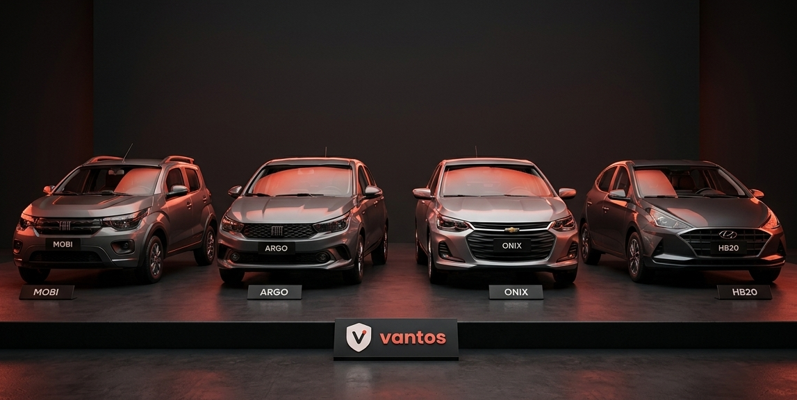 Carro protegido pela Vantos
